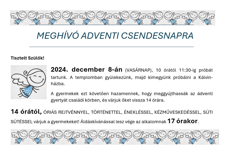 Adventi Csendesnap